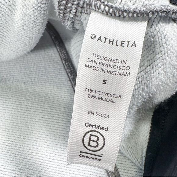 Athleta Recover Hoodie Size Small Black Gray Style 599655 - Picture 13 of 16